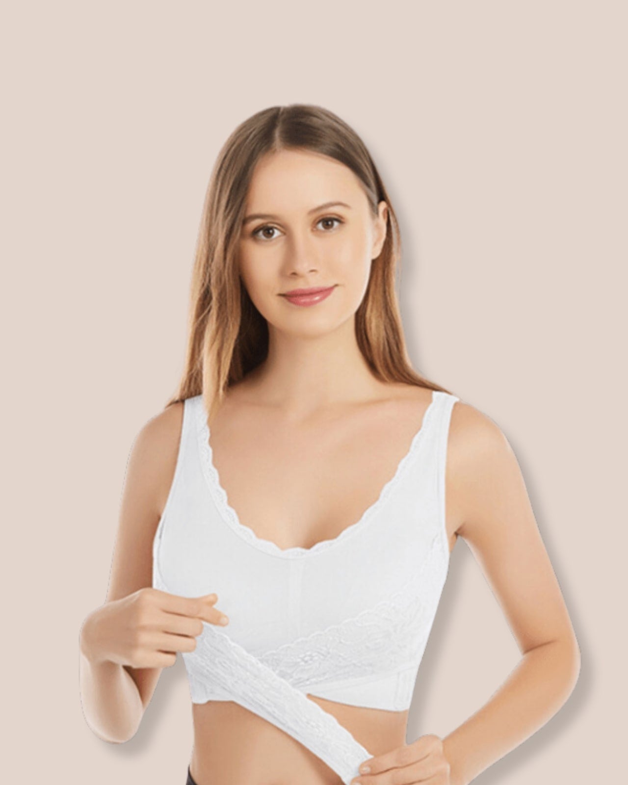 Soft Lace Bra - Wire-Free and Adjustable Fit