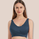 Soft Lace Bra - Wire-Free and Adjustable Fit