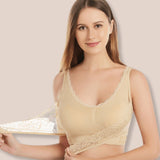 Soft Lace Bra - Wire-Free & Adjustable Fit