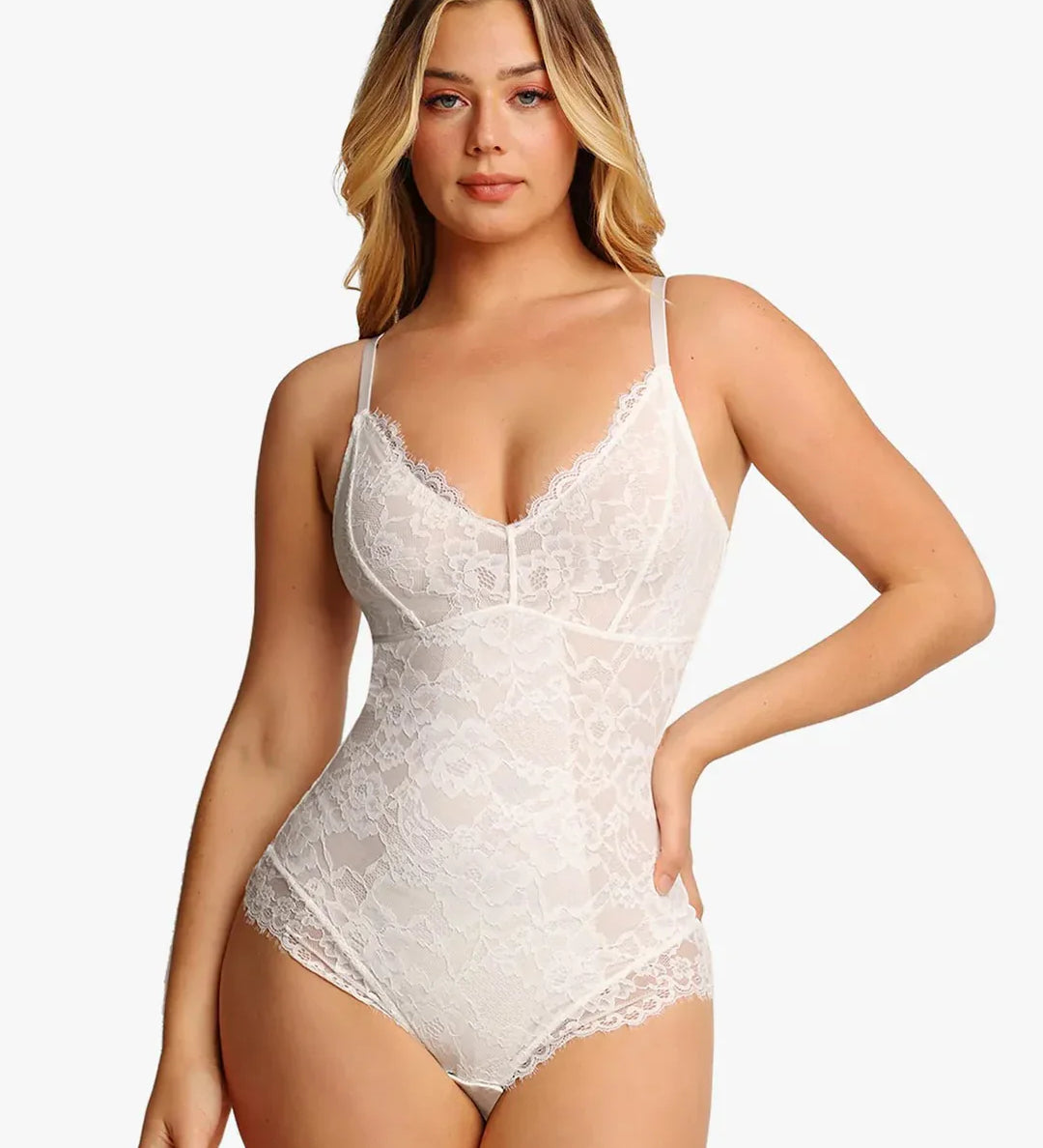 Shaping Lace Shapewear Bodysuit