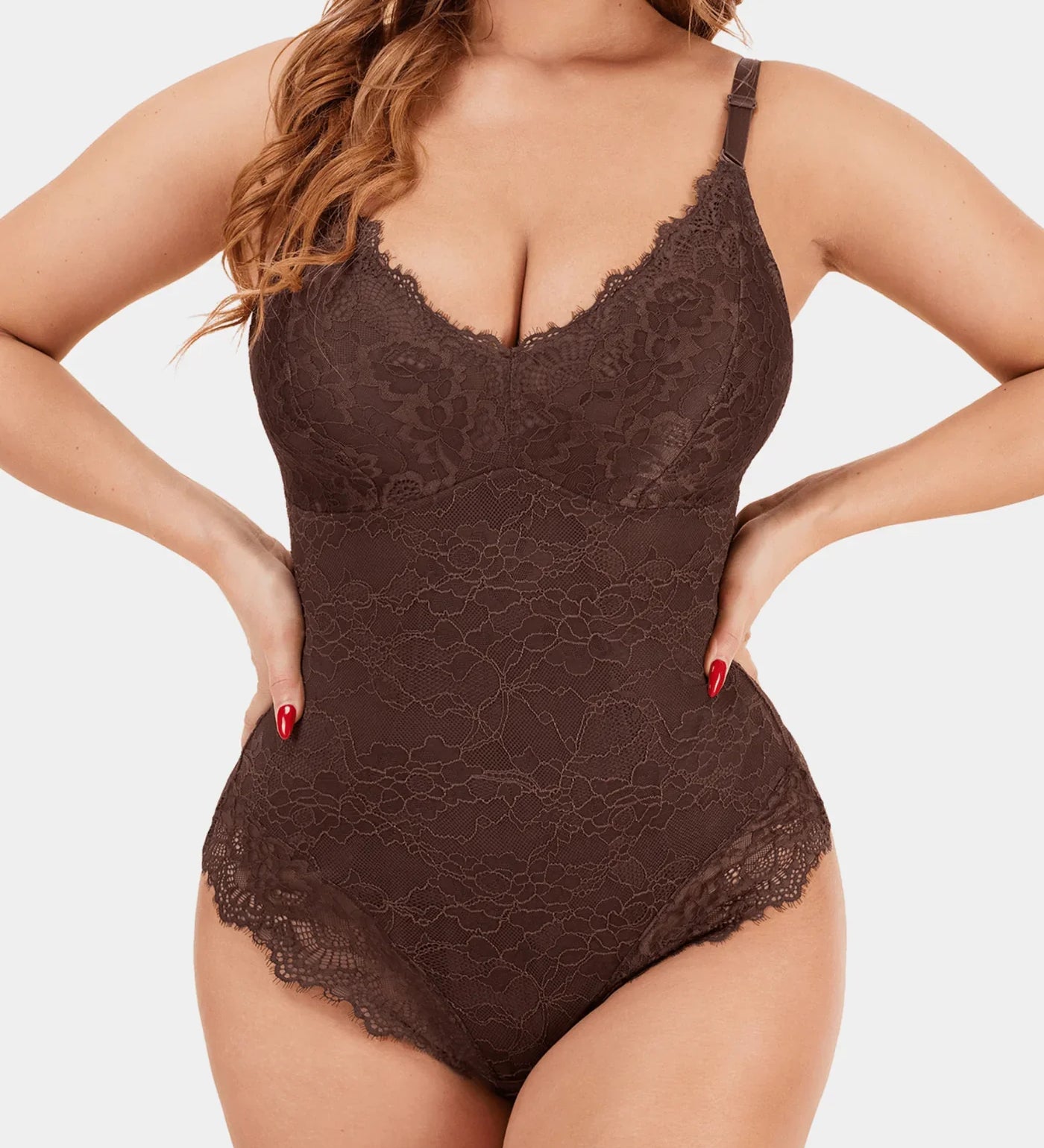 Shaping Lace Shapewear Bodysuit