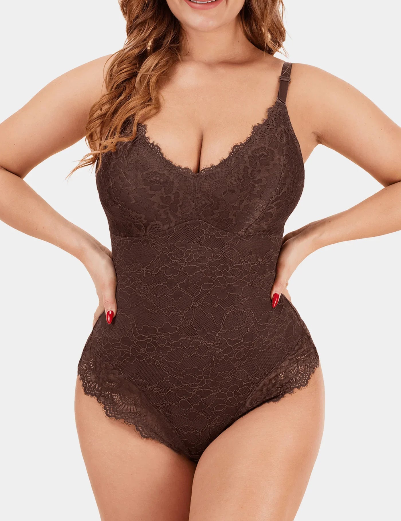 Shaping Lace Shapewear - Bodysuit